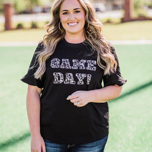 GAME DAY SPIRIT TEE BLACK