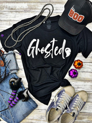 GHOSTED BLACK TEE