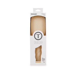 TELETIES Detangler Hair Brush, Medium Hair – Tan