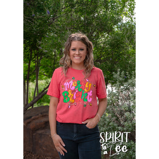 Merry & Bright Lights - Christmas Tee
