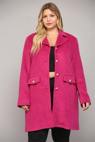 HEATHER PINK COAT