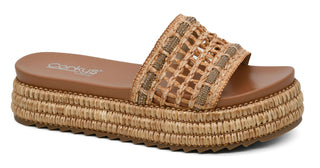 RAFFIA CORKYS SANDAL