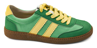 Corky's Green Yellow "Heads Up" Sneakers