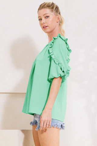 MINT GREEN TOP
