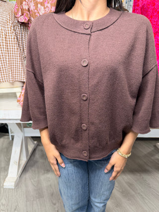 CAROLINE BROWN SWEATER