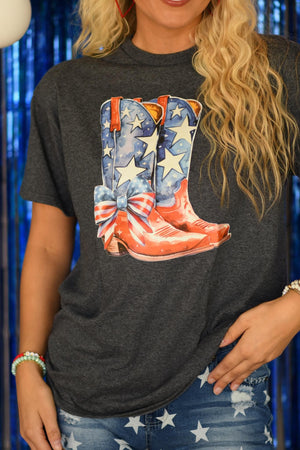 PATRIOTIC BOOTS TEE