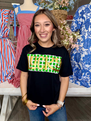GOLD LUCKY TEE