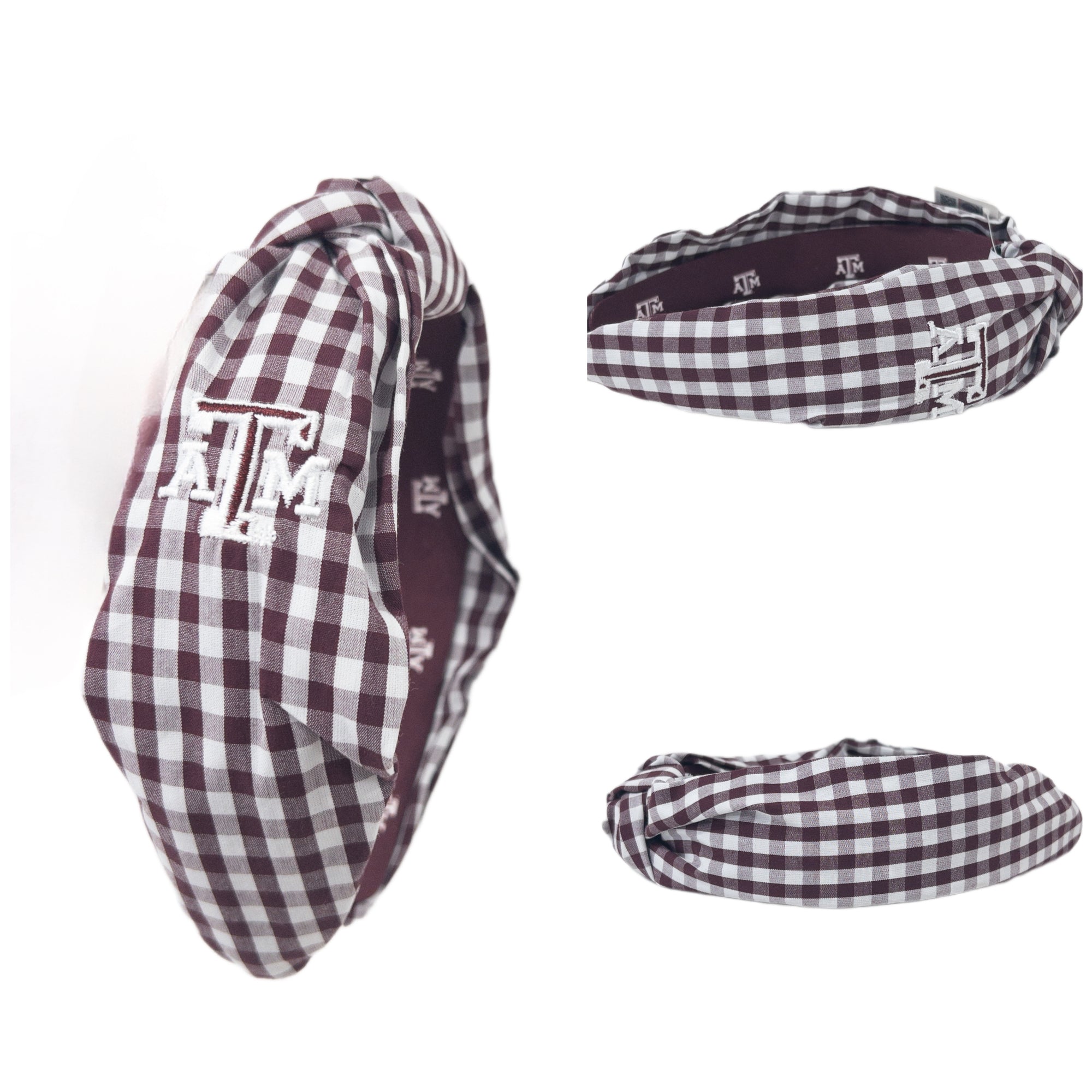 A&M LINDSAY GINGHAM HEADBAND