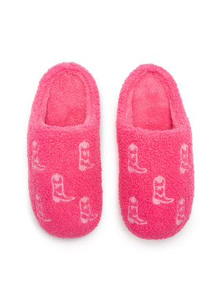 PINK BOOTS SLIPPERS