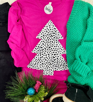 CHEETAH DOT TREE LONGSLEEVE