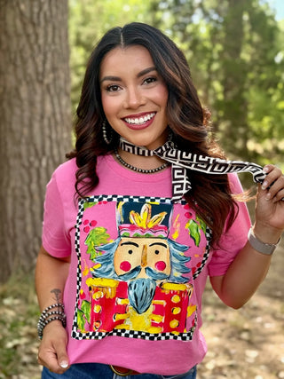 PRE ORDER CALLIE'S CHECKERED NUTCRACKER TEE