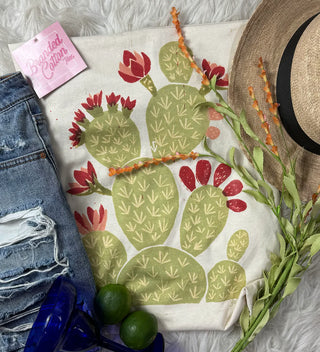 DISTRESSED CACTUS TEE