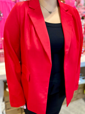 SCARLET RED BLAZER