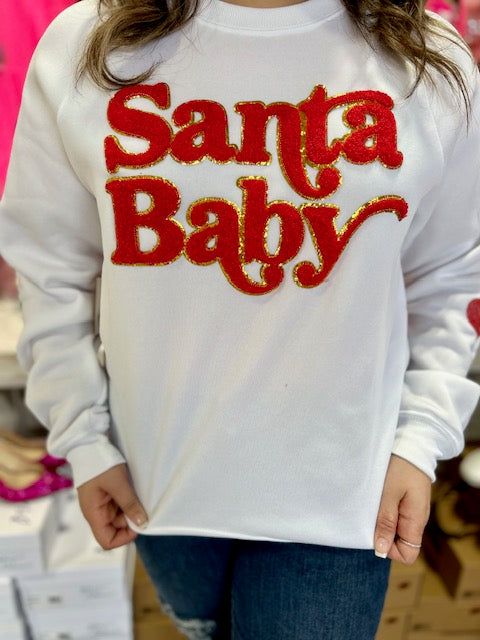 SANTA BABY SWEATSHIRT