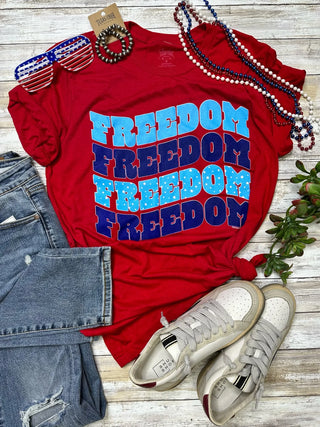 Freedom Retro Repeat Tee