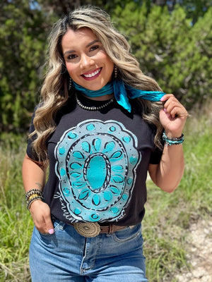 CALLIE'S GENUINE CONCHO TEE