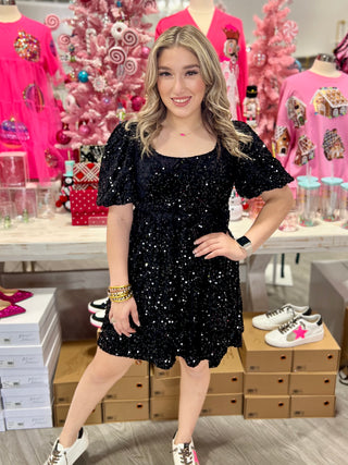O HOLY NIGHT SEQUIN DRESS
