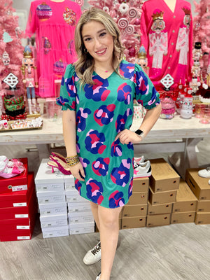 SUGAR COOKIE LEOPARD DRESS