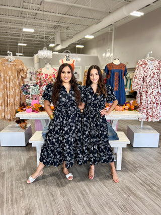 PATRICIA FLORAL MIDI DRESS