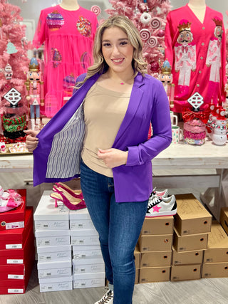 PERIWINKLE BLAZER