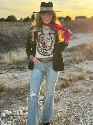 LAUREN'S HORSESHOE TEE