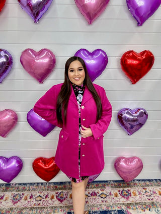 HEATHER PINK COAT
