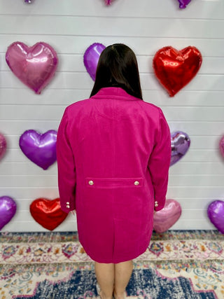 HEATHER PINK COAT