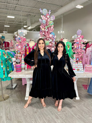 Kay Velvet Midi Dress