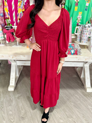 ADRIANA RED DRESS