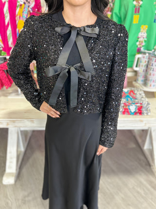 HALEY BOW TIE top
