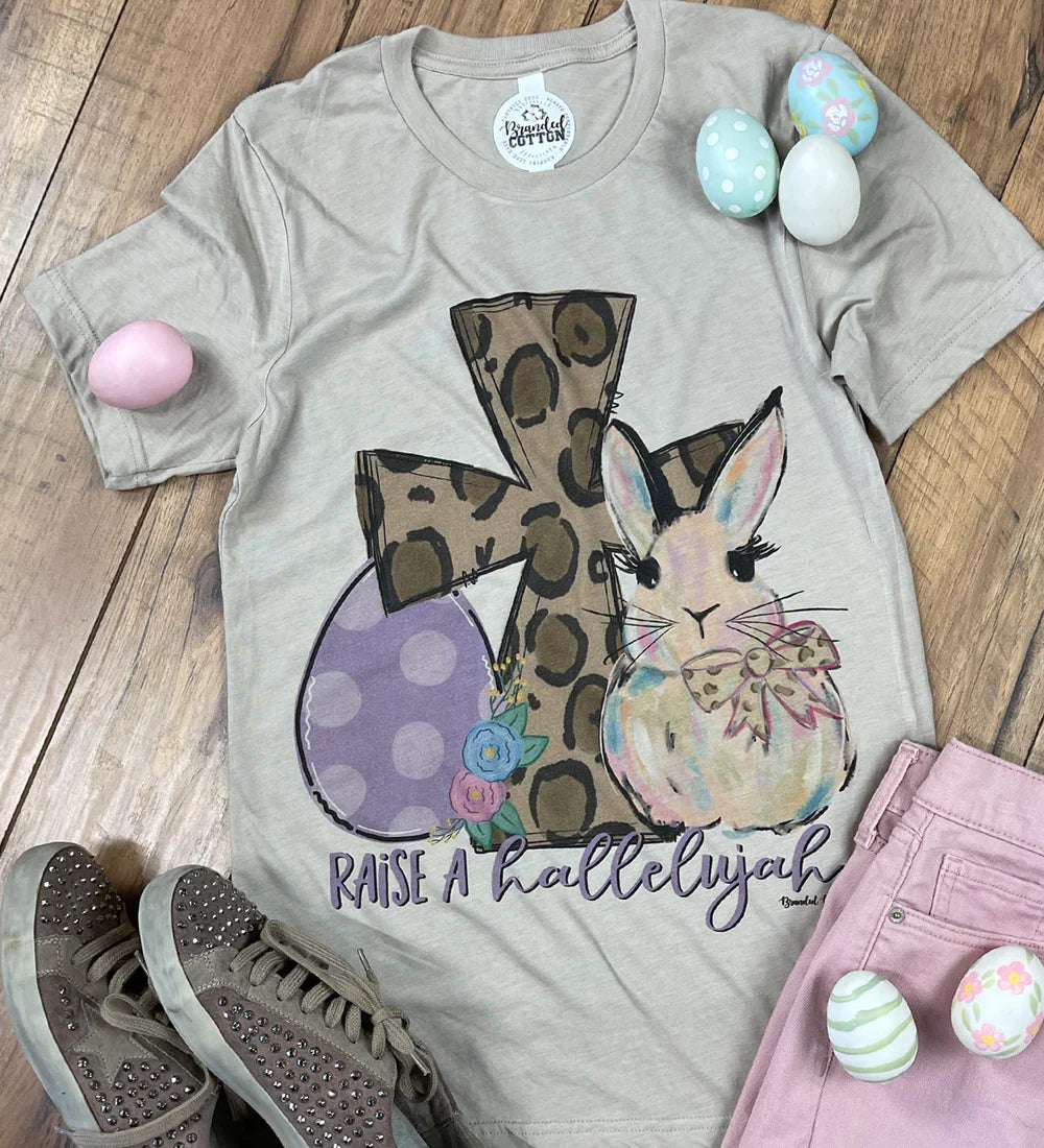 CROSS BUNNY EGG TEE