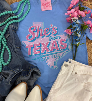 SHE'S FROM TEXAS TEE