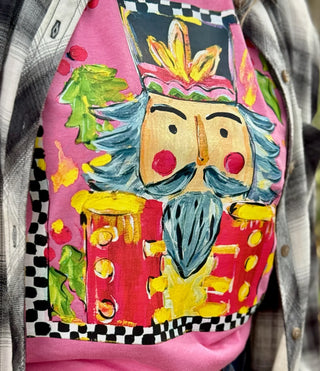 PRE ORDER CALLIE'S CHECKERED NUTCRACKER TEE