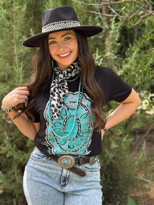 CALLIE'S GENUINE CONCHO TEE