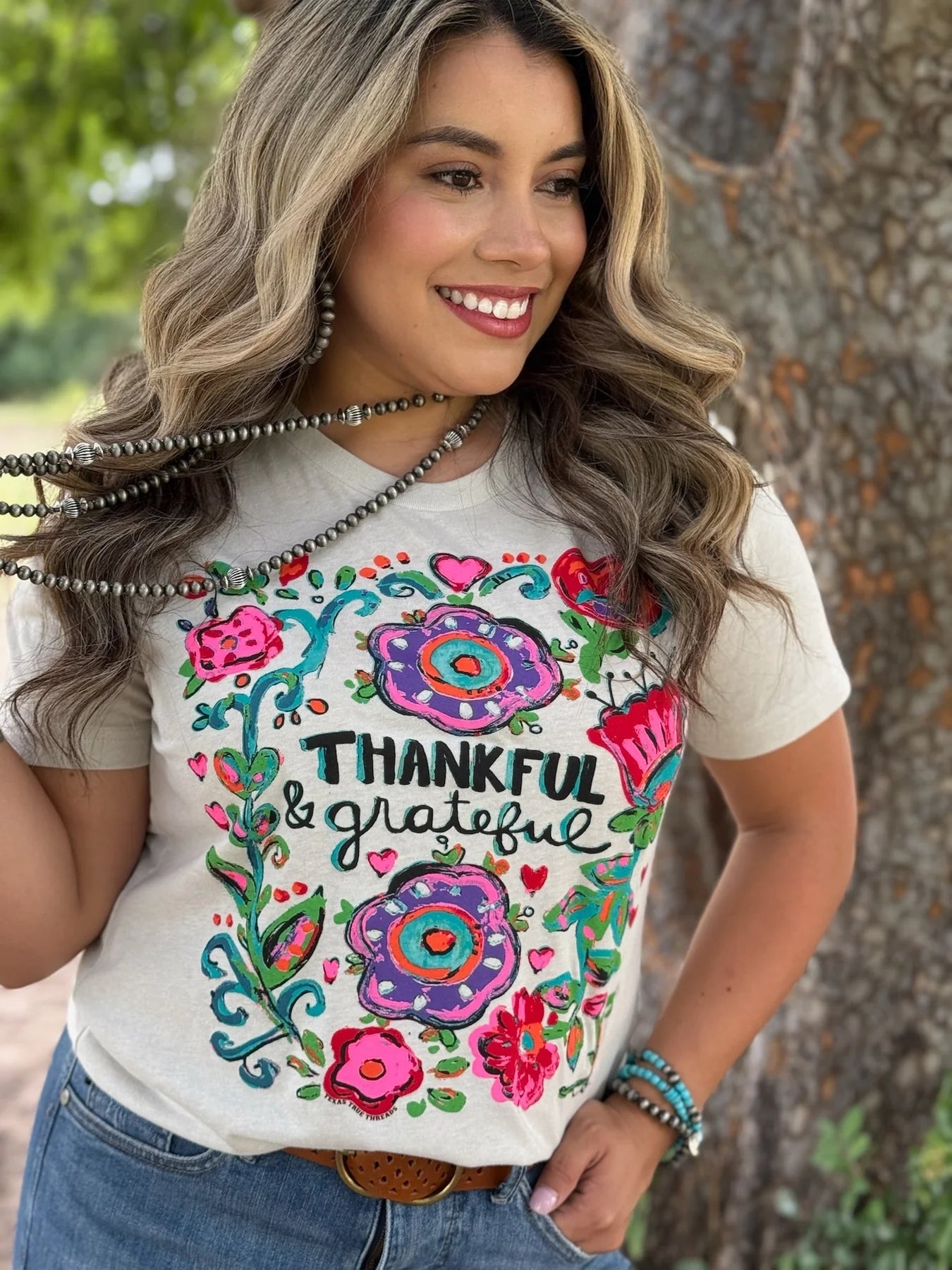 Callie Ann Stelter Thankful & Grateful Tee