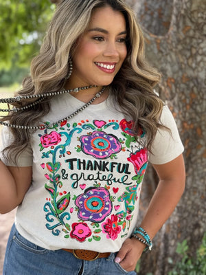 Callie Ann Stelter Thankful & Grateful Tee