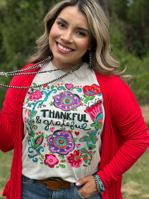 Callie Ann Stelter Thankful & Grateful Tee