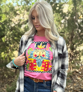 PRE ORDER CALLIE'S CHECKERED NUTCRACKER TEE