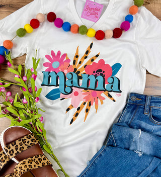 MAMA FLOWERS TEE