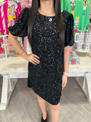 SOPHIA SEQUIN DRESS