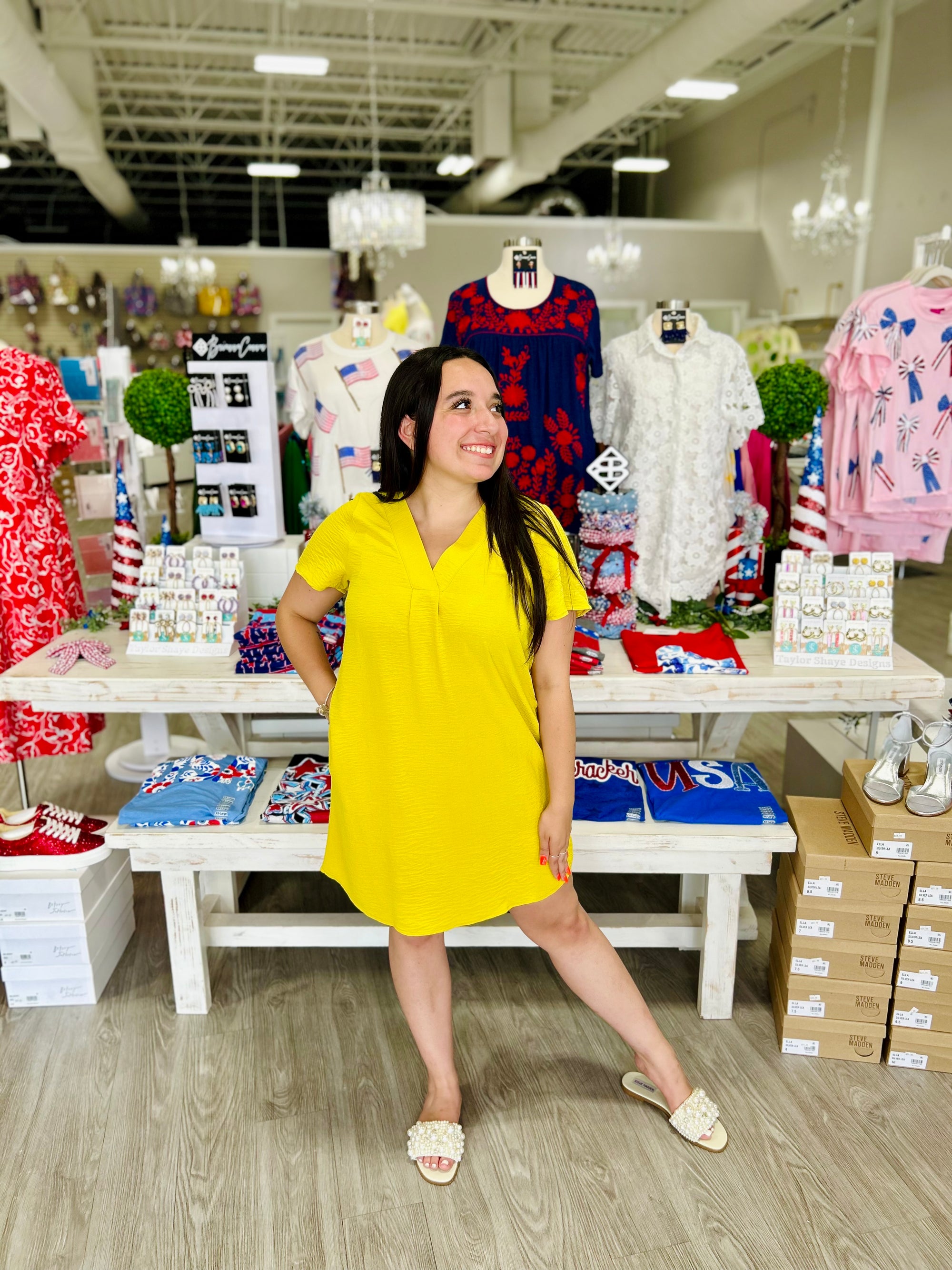 XAVIERA YELLOW DRESS