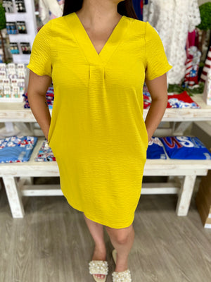 XAVIERA YELLOW DRESS