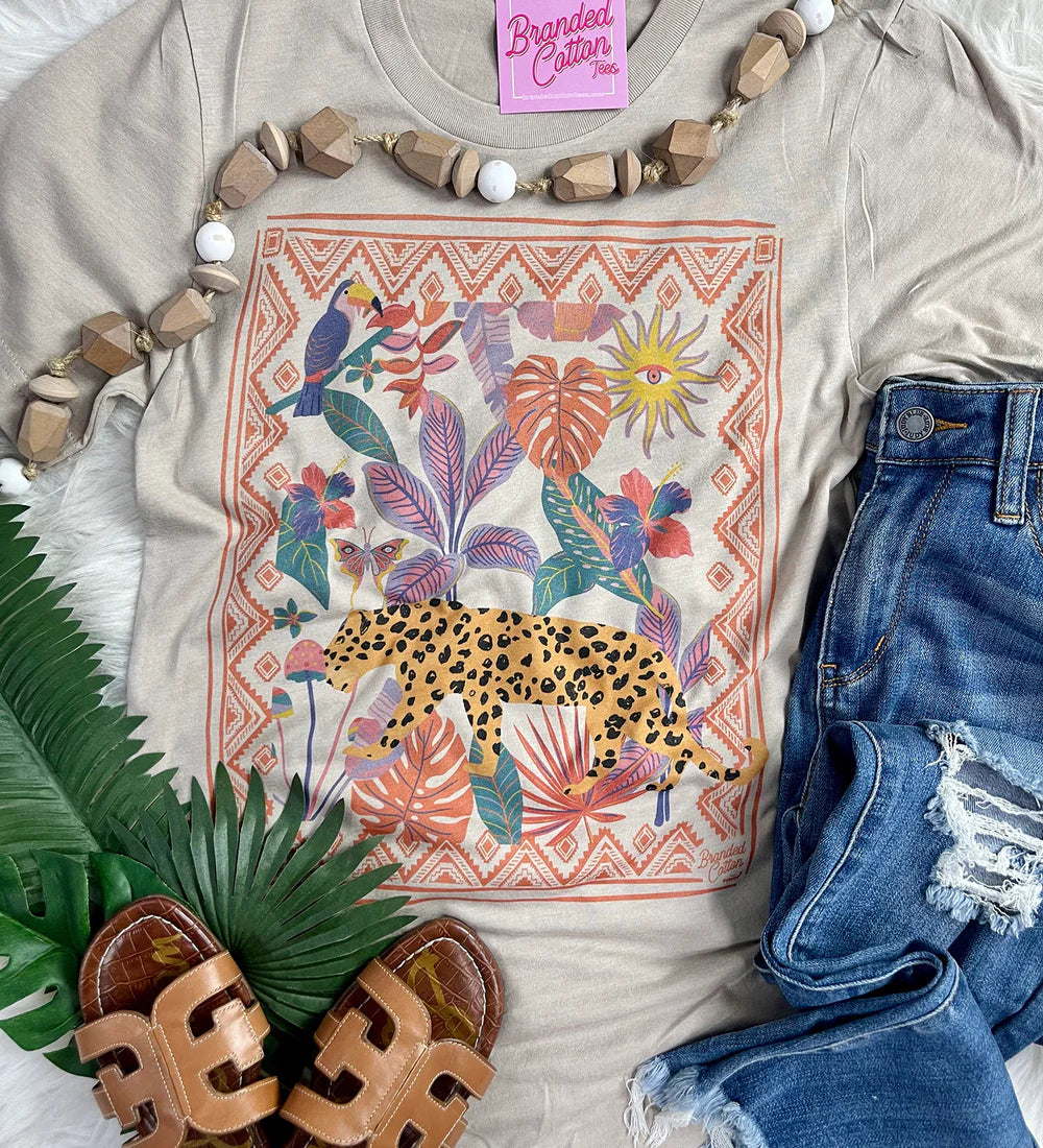 TROPICAL CHEETAH TEE