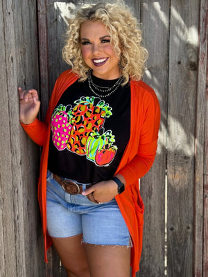 Callie Ann Stelter Neon Pumpkins Tee