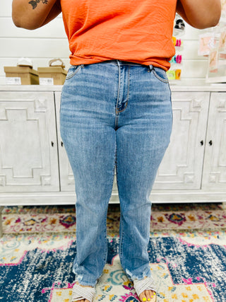 CAMILA STRAIGHT DISTRESSED JEANS