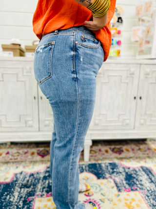CAMILA STRAIGHT DISTRESSED JEANS