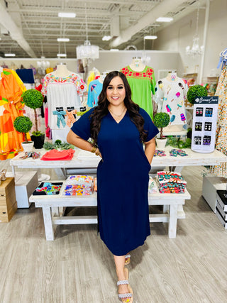 LUCIA NAVY DRESS