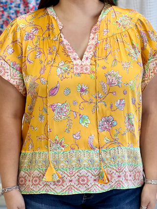 SUMMER FLORAL TOP