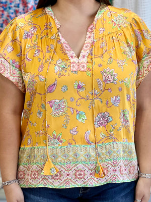 SUMMER FLORAL TOP