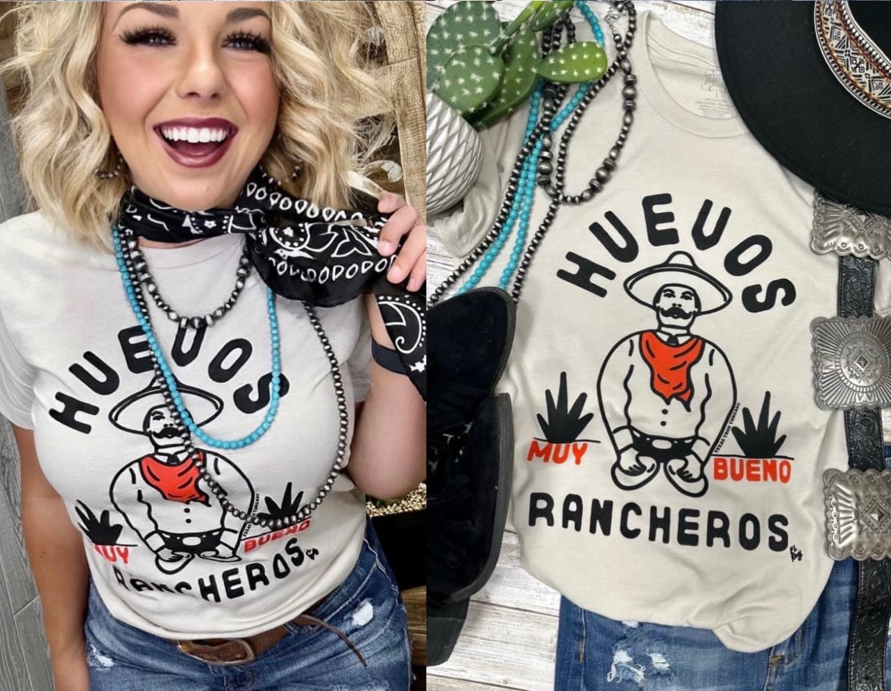 HUEVOS RANCHEROS HEATHER DUST TEE